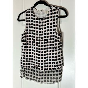 Kate Spade sleeveless layered top size S